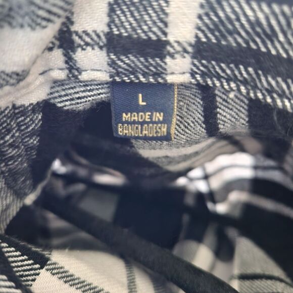 Jachs Heritage Flannel Mens Button Front Flannel Long Sleeve Shirt Size Large - Picture 8 of 8